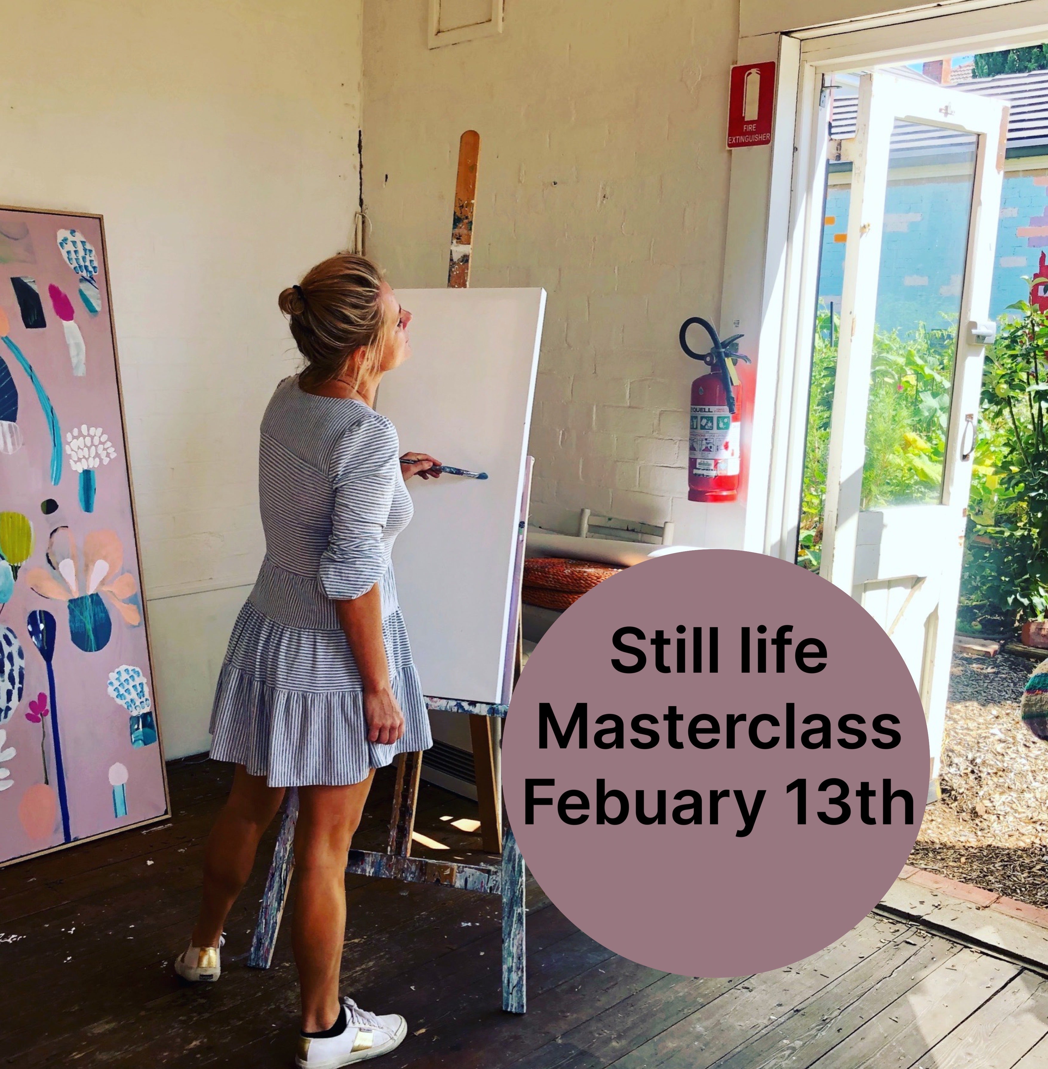 IN STUDIO STILL LIFE MASTERCLASS - Saturday February 13th