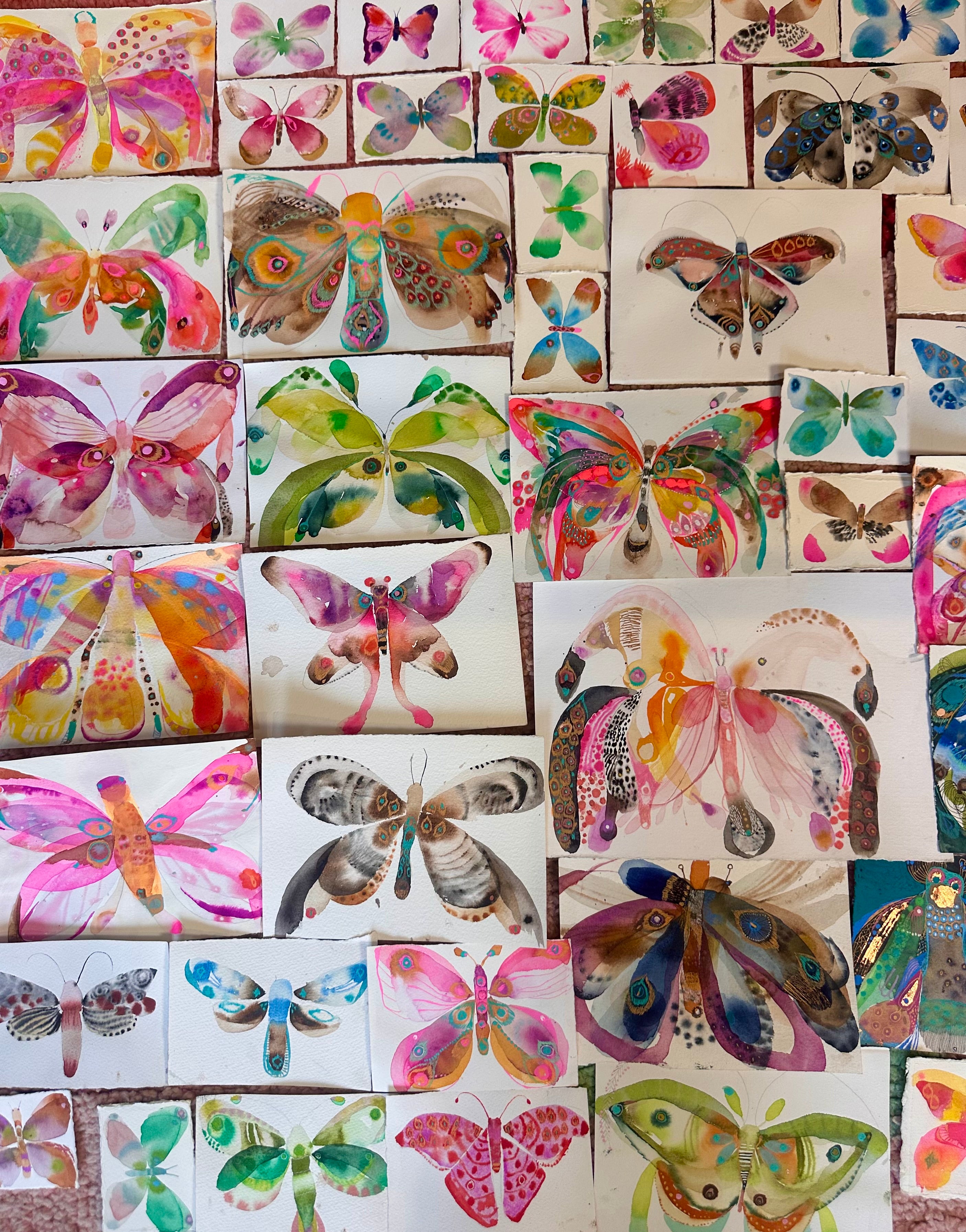 IN STUDIO BUTTERFLY WATERCOLOUR MASTERCLASS - AUGUST