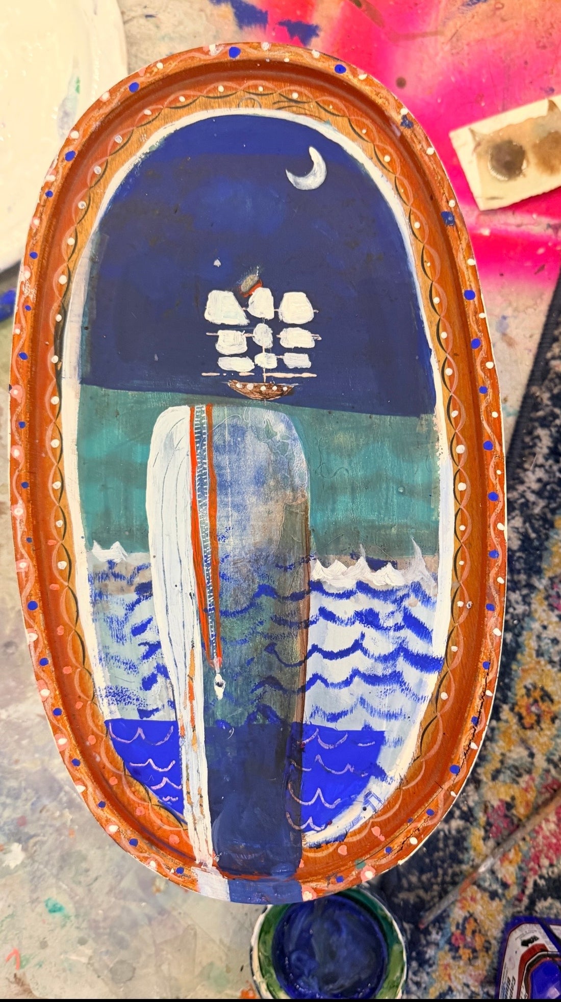 Whale keep sake box