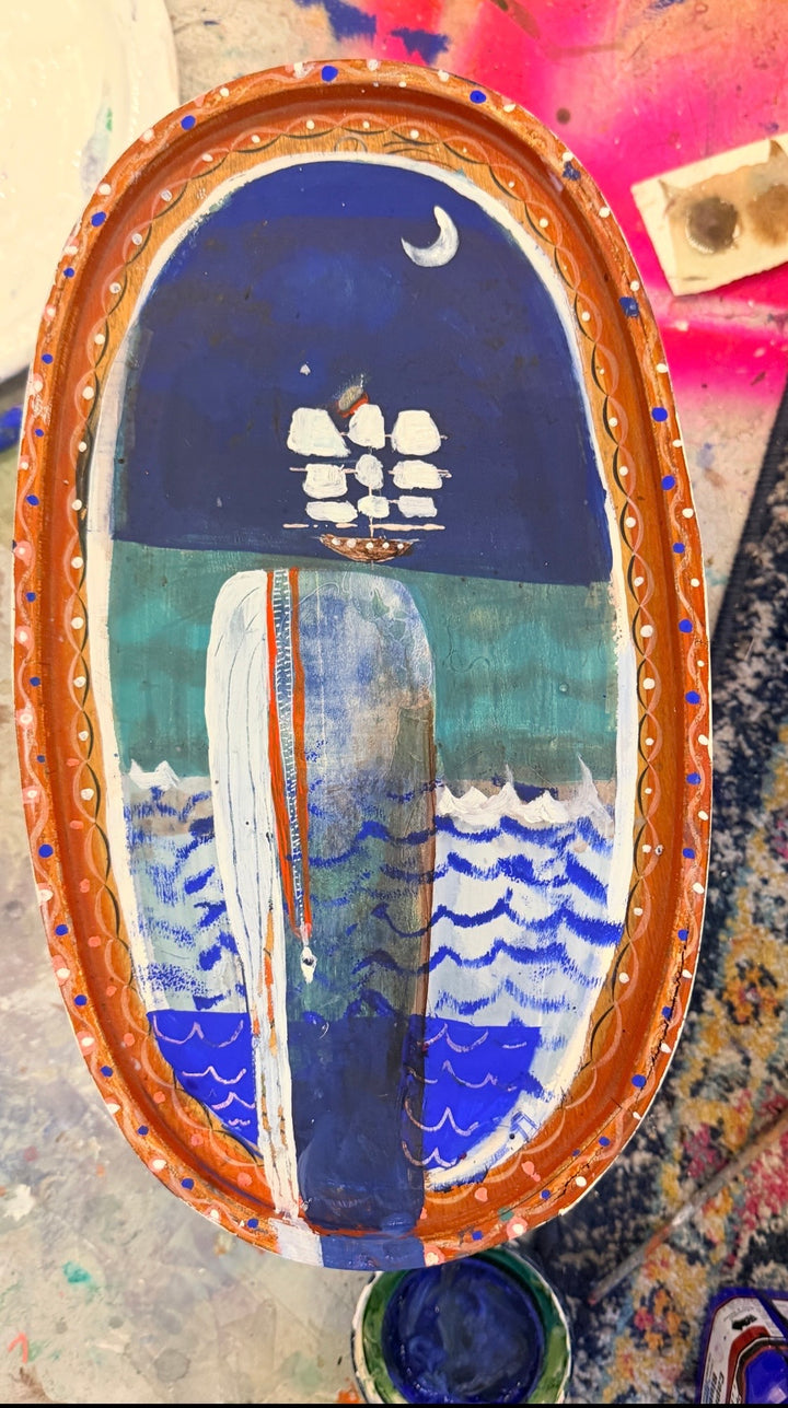 Whale keep sake box
