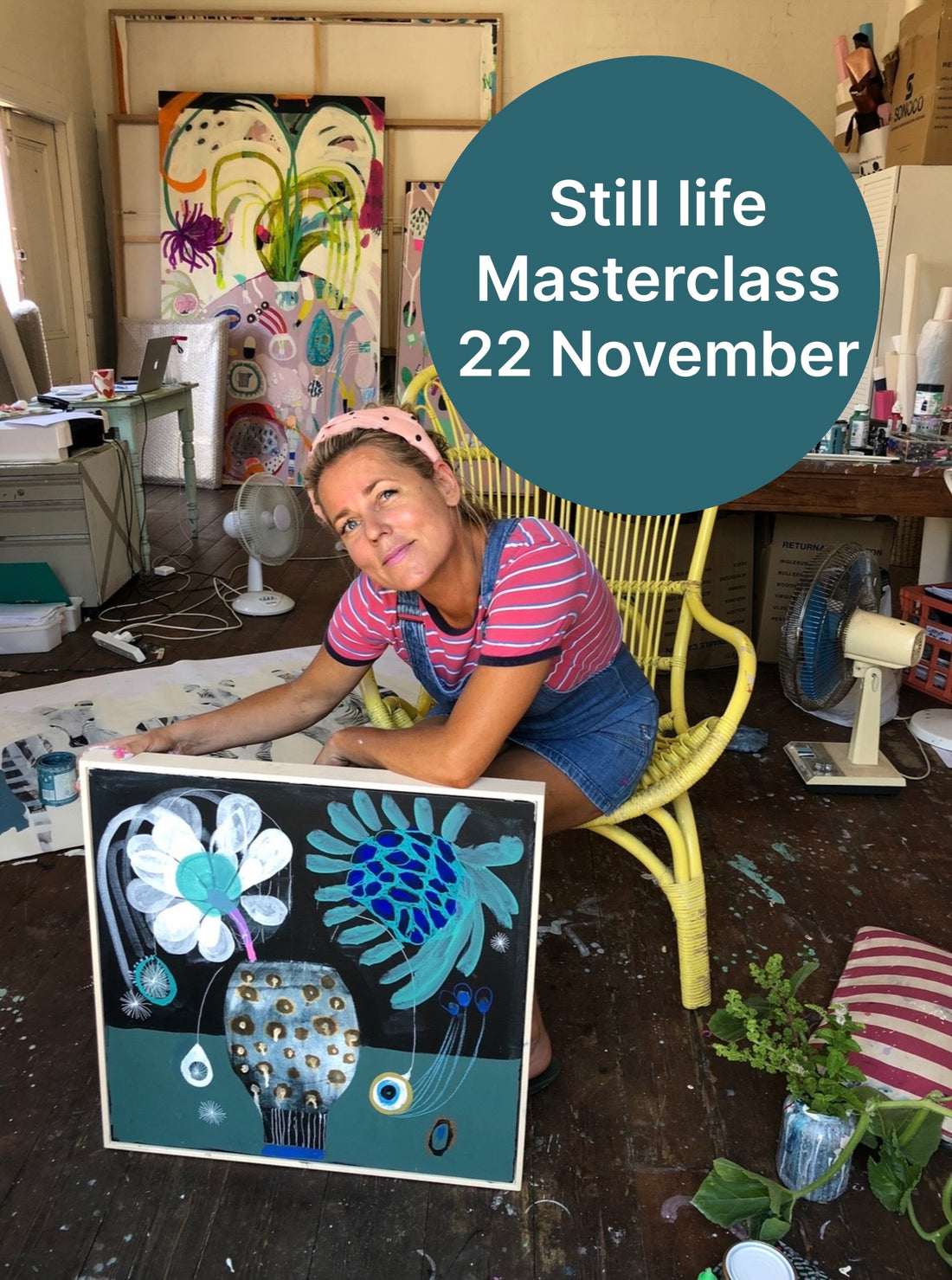 IN STUDIO STILL LIFE MASTERCLASS - Sunday November 22nd