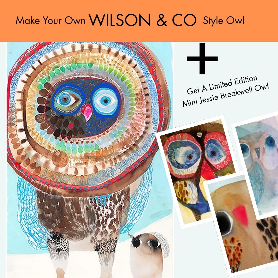 Owl Collage & Watercolour Masterclass - November 2025