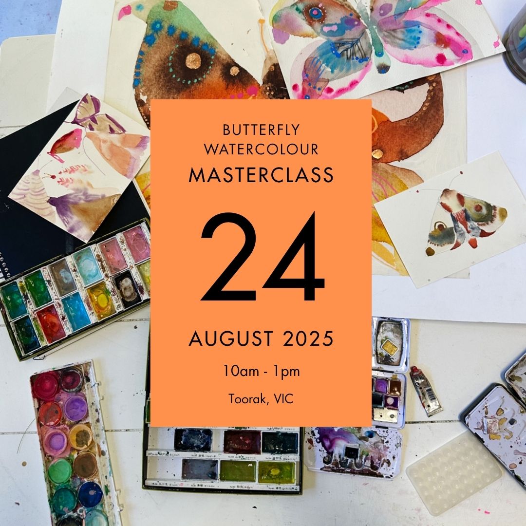 Butterfly Watercolour Masterclass - August 2025