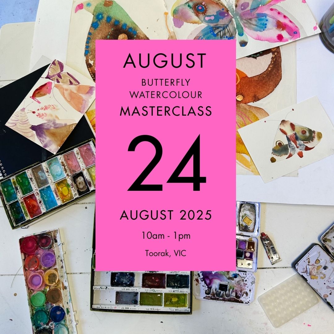 Butterfly Watercolour Masterclass - August 2025