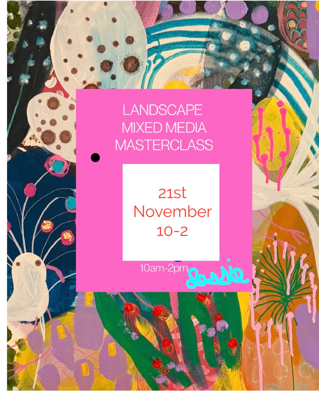 IN STUDIO LANDSCAPE MASTERCLASS - Saturday November 21st