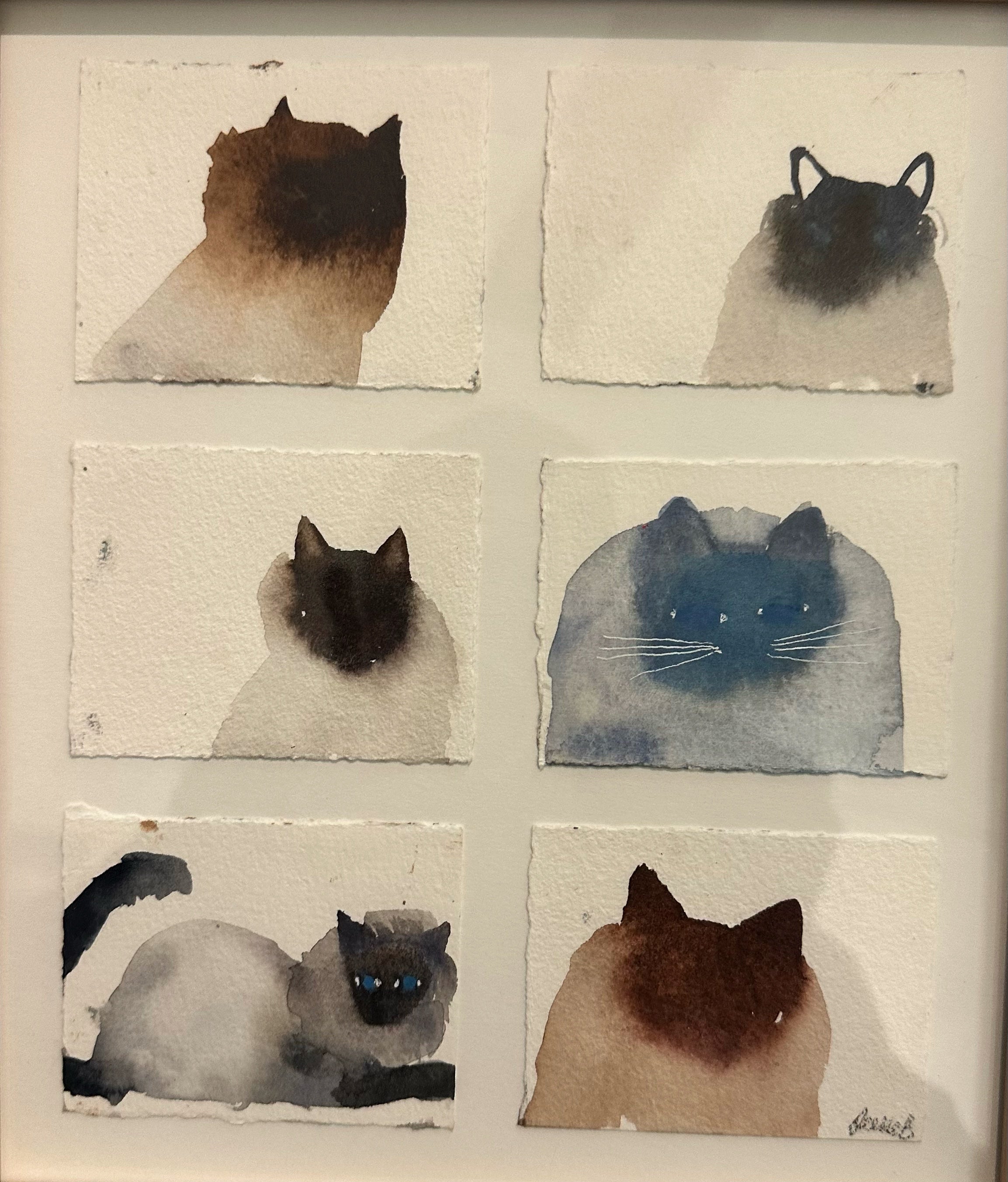 pussy cat pussy cat - ORIGINAL WATERCOLOUR