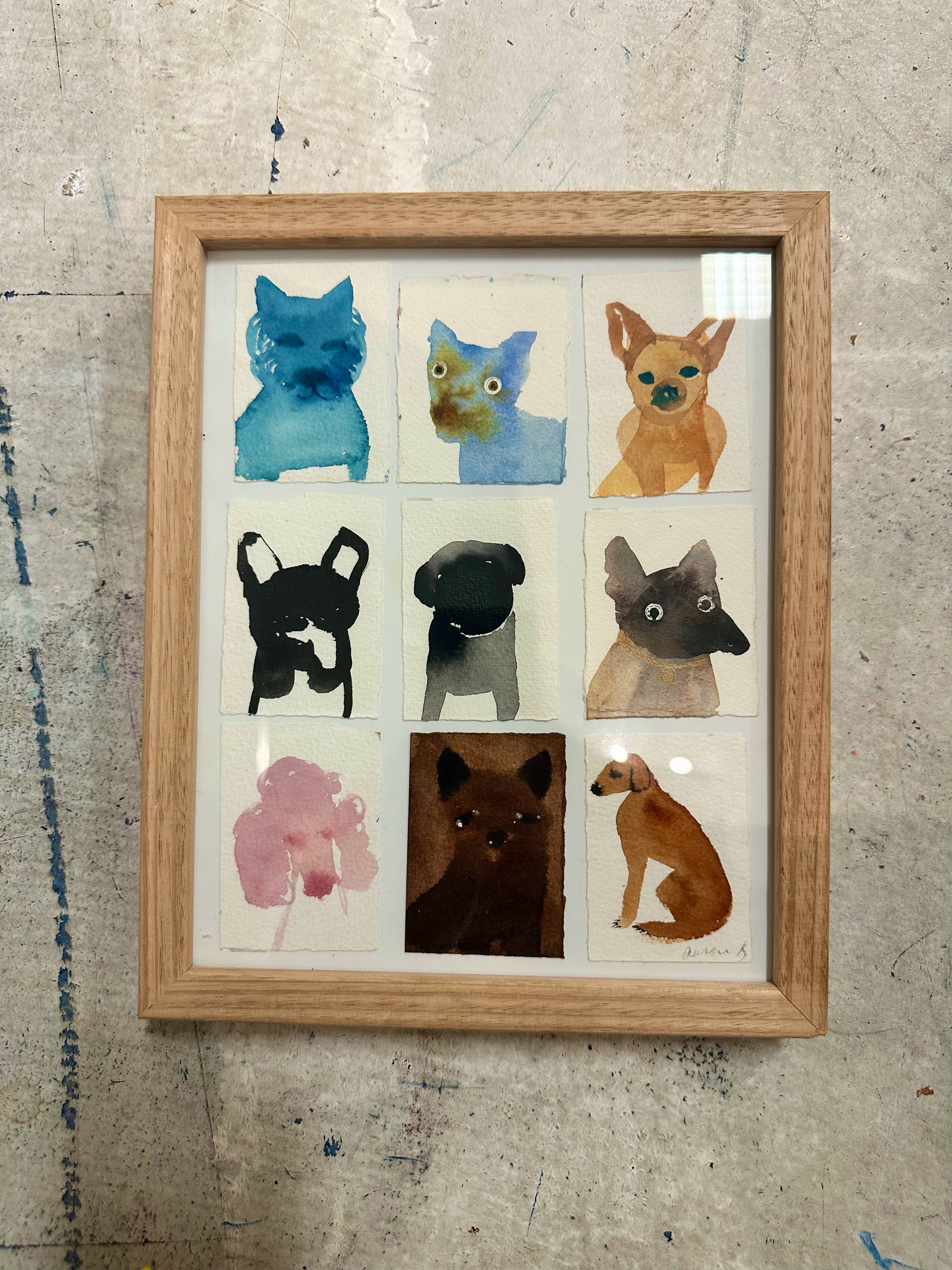 woof - WATERCOLOUR ORIGINAL