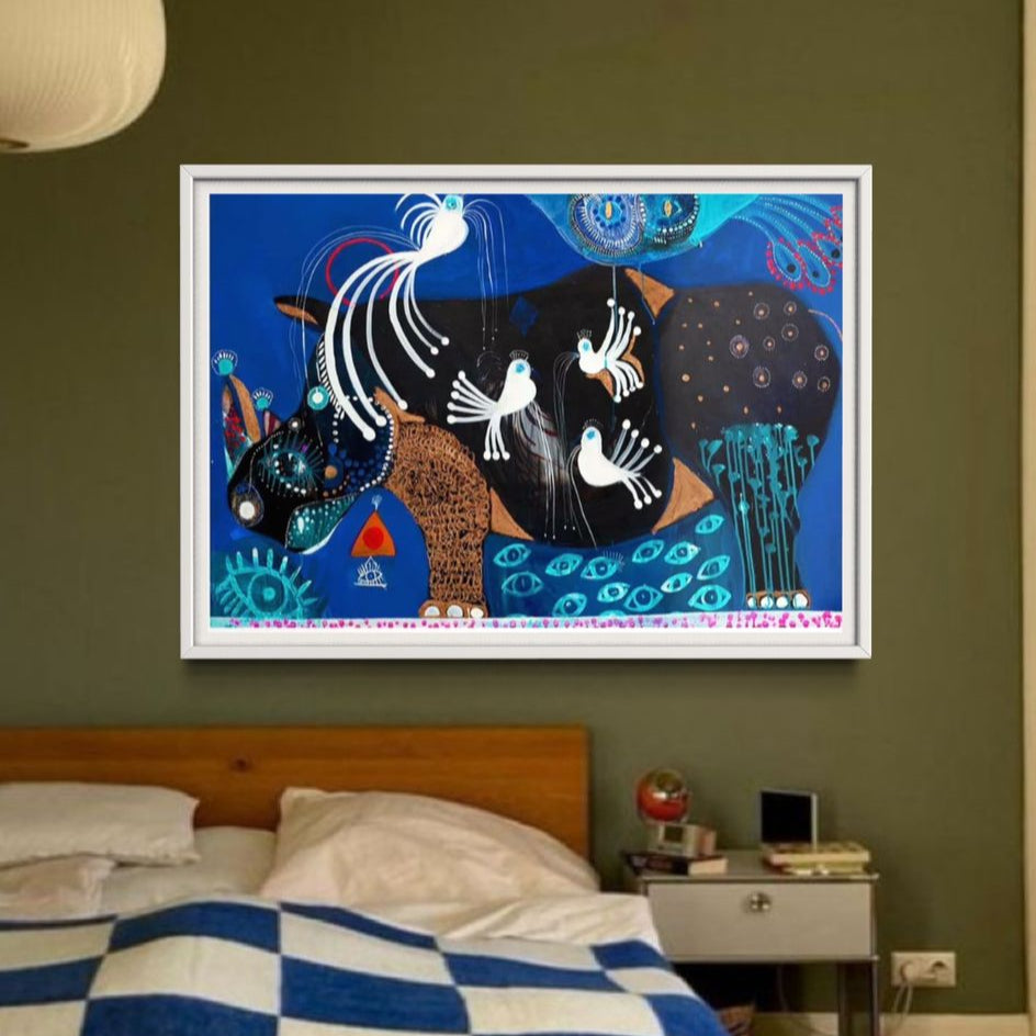 Clancy- Limited Edition Rhino Project Charity Print