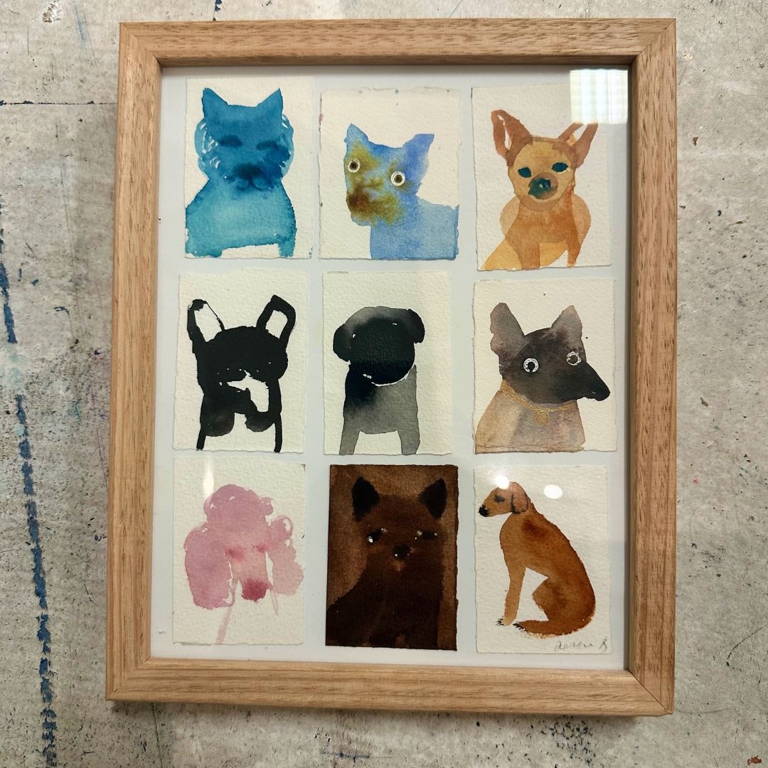 woof - WATERCOLOUR ORIGINAL