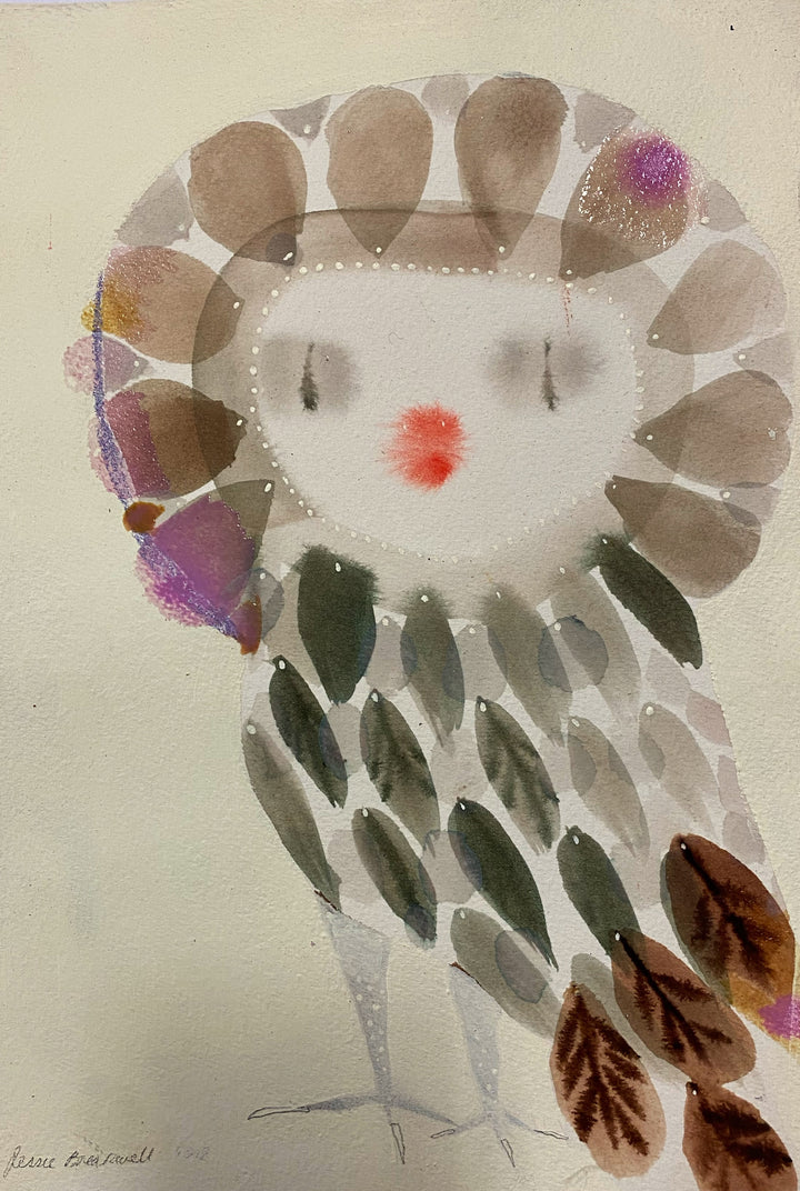 SNOWY - ORIGINAL WATERCOLOUR