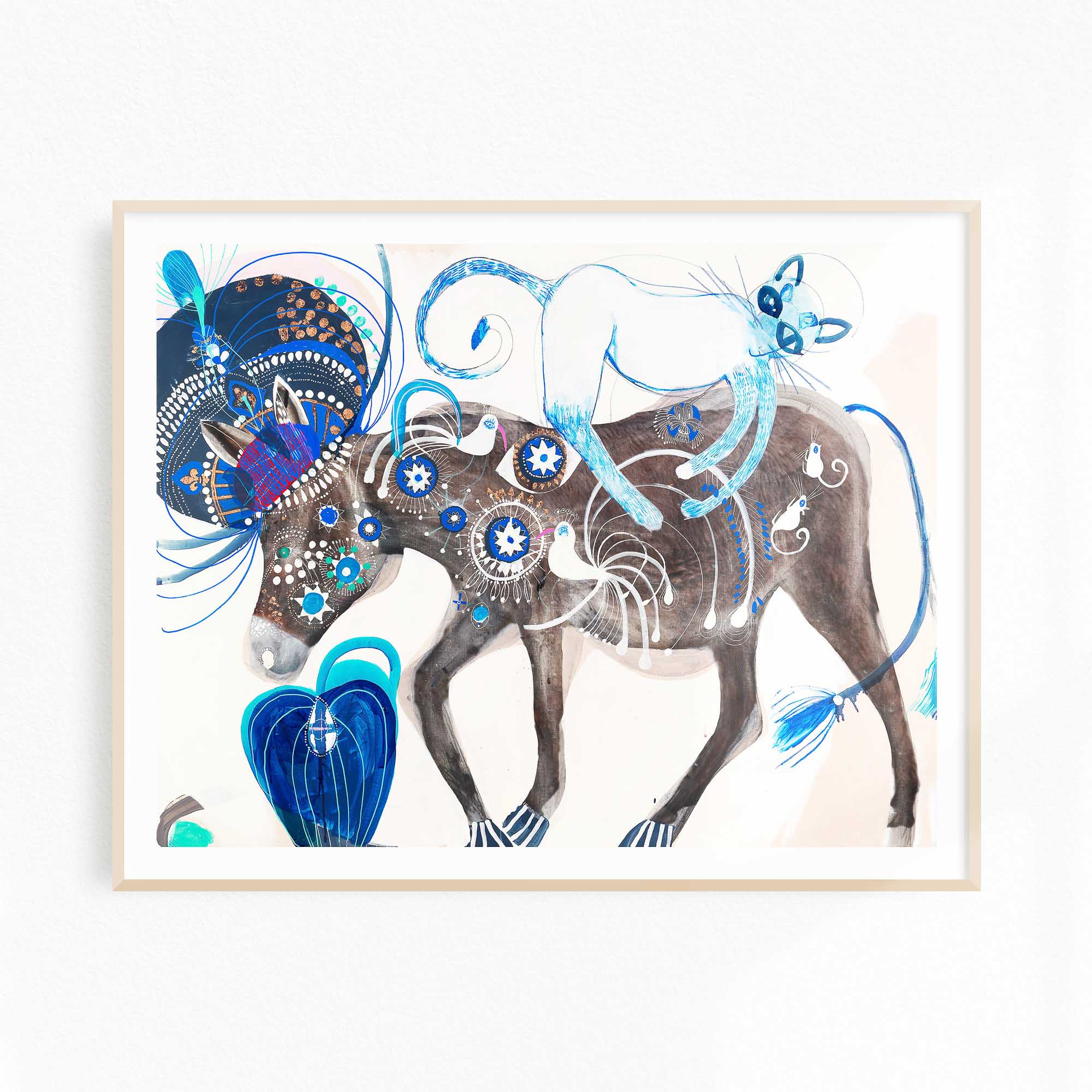 THE DONKEY, THE CAT AND THE CROWN-JessieBreakwell-Jessie Breakwell Gallery