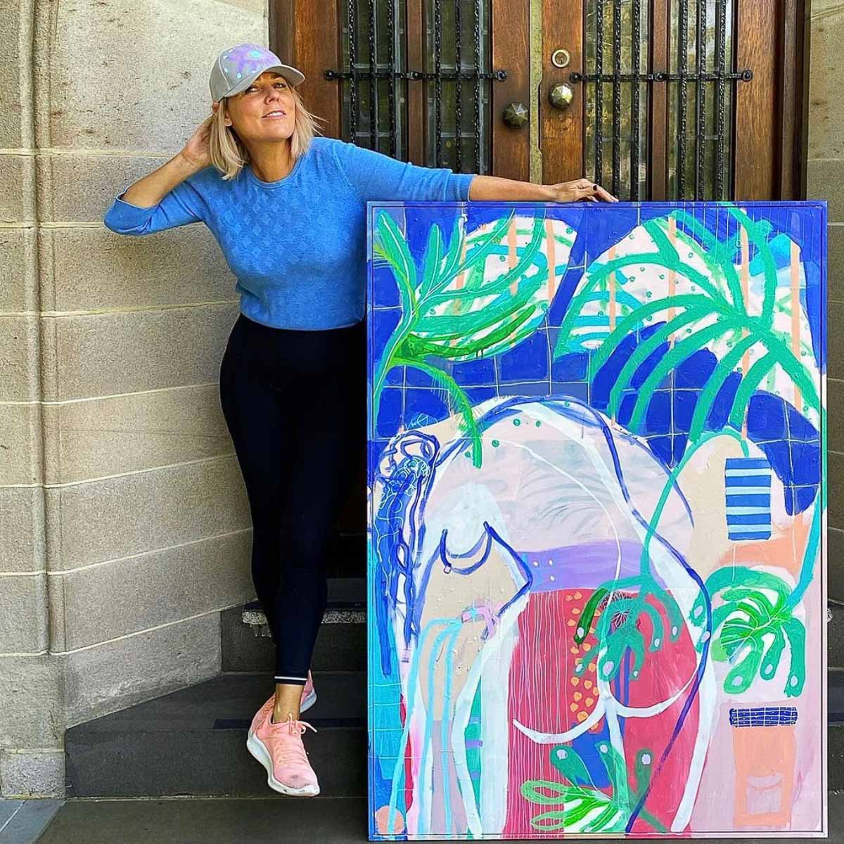 The Palmy Girl- Original-JessieBreakwell-Jessie Breakwell Gallery