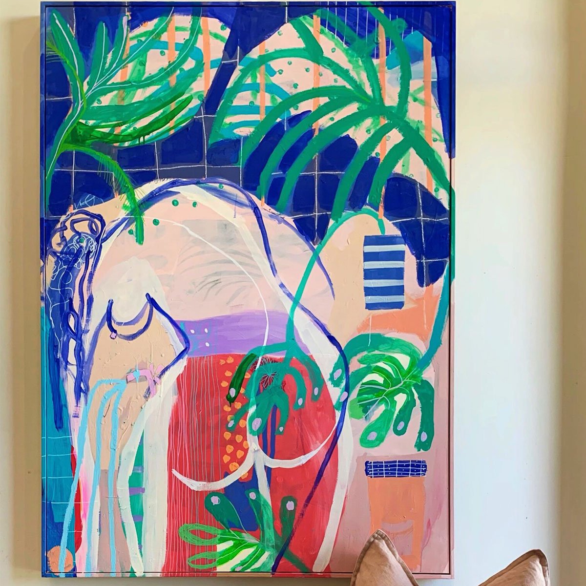 The Palmy Girl- Original-JessieBreakwell-Jessie Breakwell Gallery