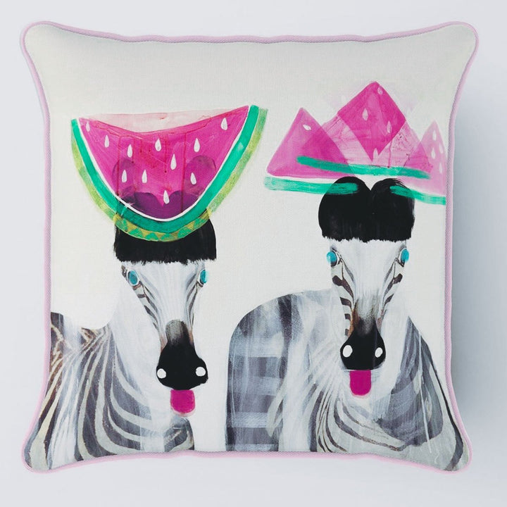 Tri My Melons Cushion-JessieBreakwell-Jessie Breakwell Gallery
